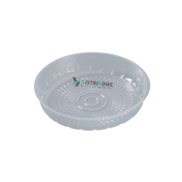 Clear 1-compartment insert for kraft bowls