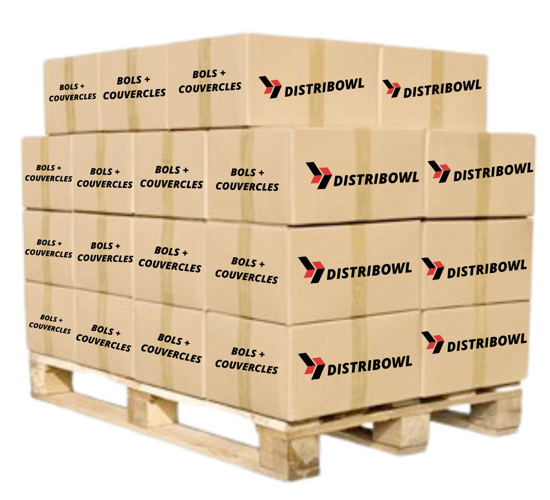 Bol kraft 750ml grand format - Grossiste PACA - Palette bols kraft économique