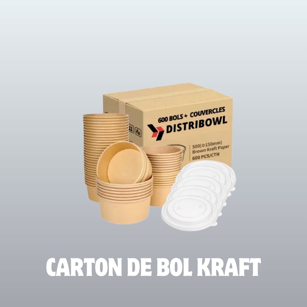 Kraftschalen im Karton