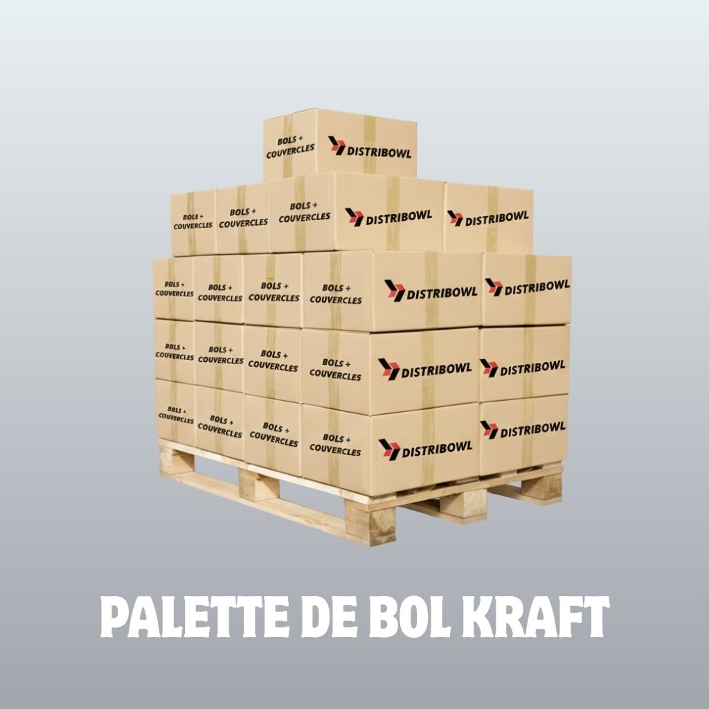 Kraftschalen auf Palette