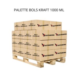 Bol kraft 1000 ml emballage alimentaire restauration vente à emporter